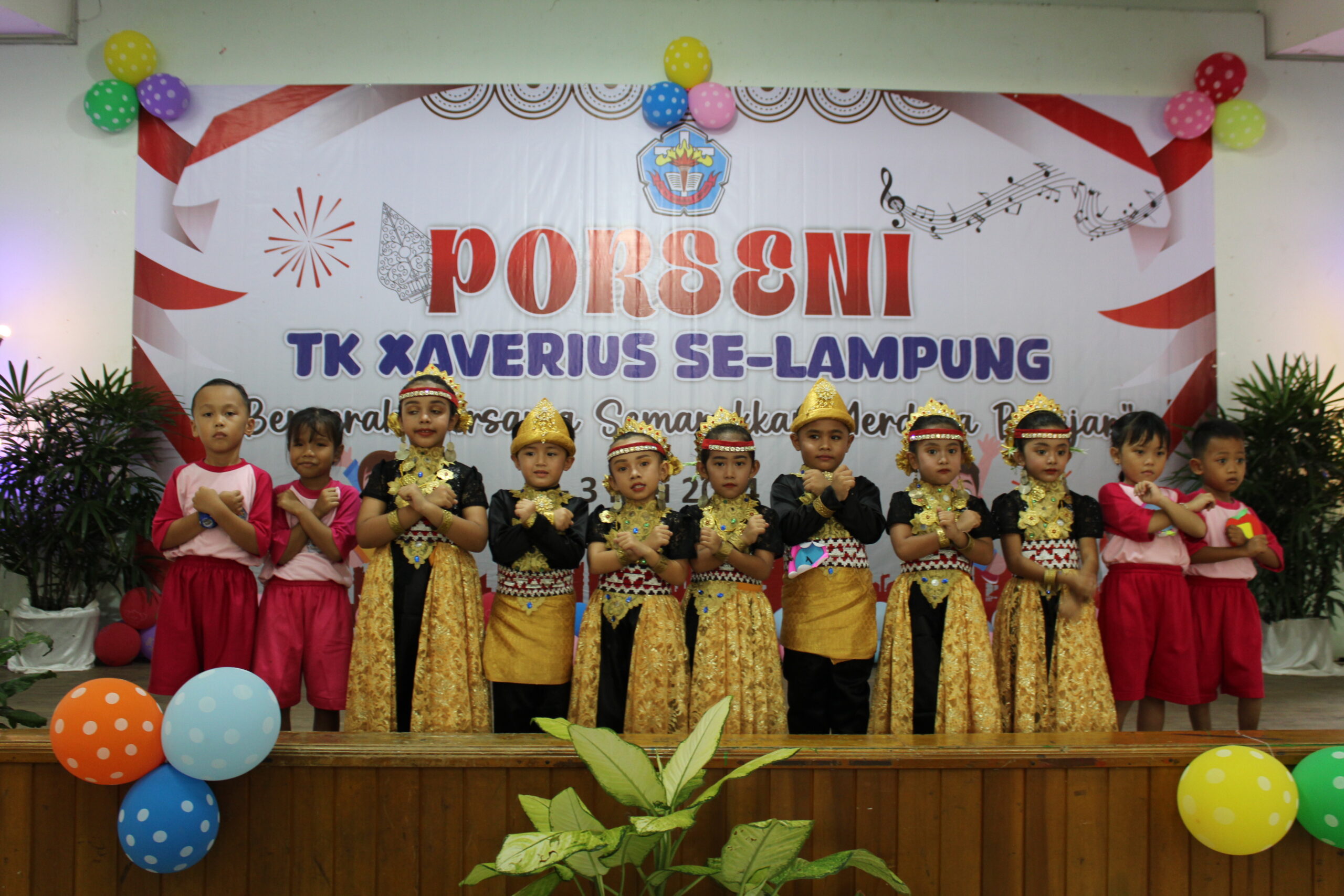 TK XAVERIUS KOTABUMI JUARA 1 TARI P5 PORSENI TK XAVERIUS SE-LAMPUNG