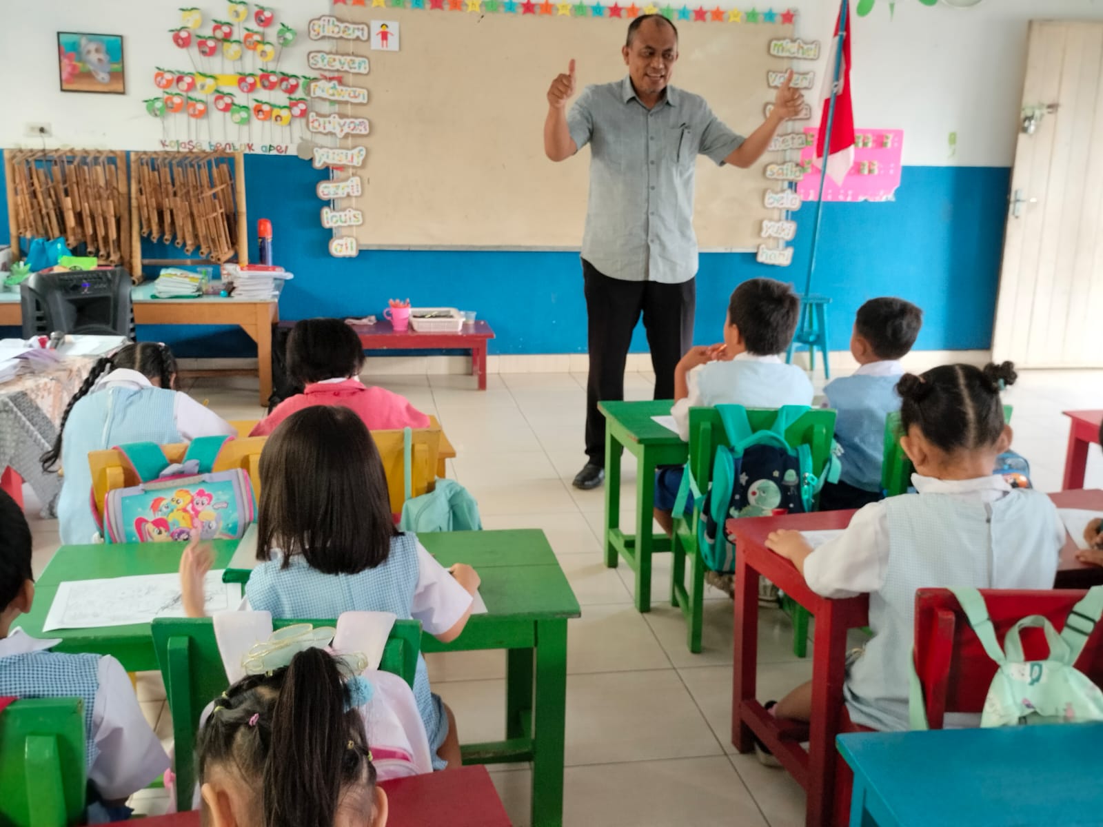 TK Xaverius Kotabumi Melaksanakan Tes Psikologi Untuk Peserta Didik