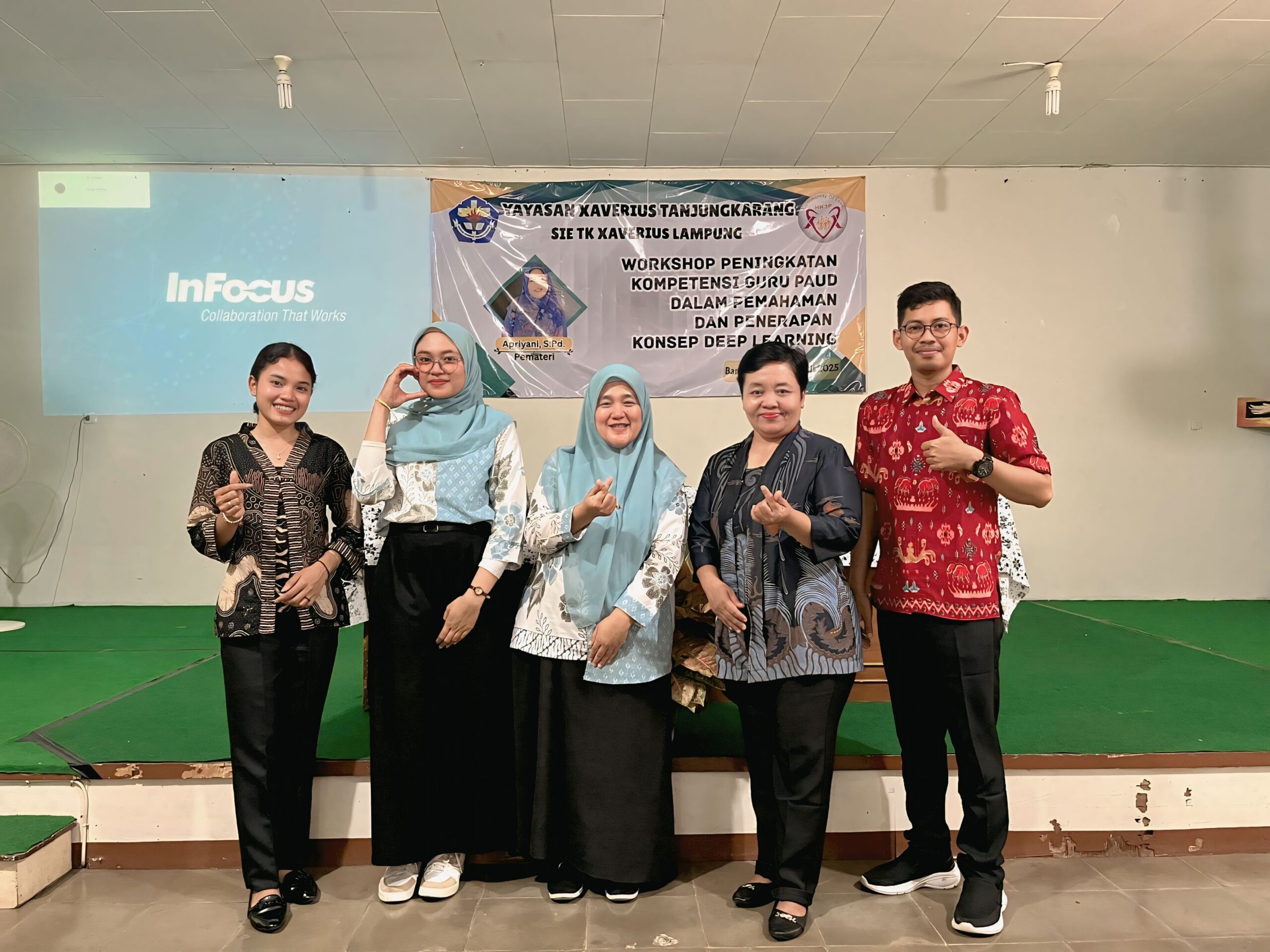 TK Xaverius Kotabumi Mengikuti Workshop Peningkatan Kompetensi Guru PAUD: Memahami dan Menerapkan Konsep Deep Learning